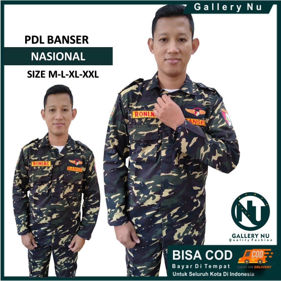 Seragam Banser High Quality Baju Pdl Banser Nasional Seragam Banser Katun Jahitan Rapi Anti Luntur f