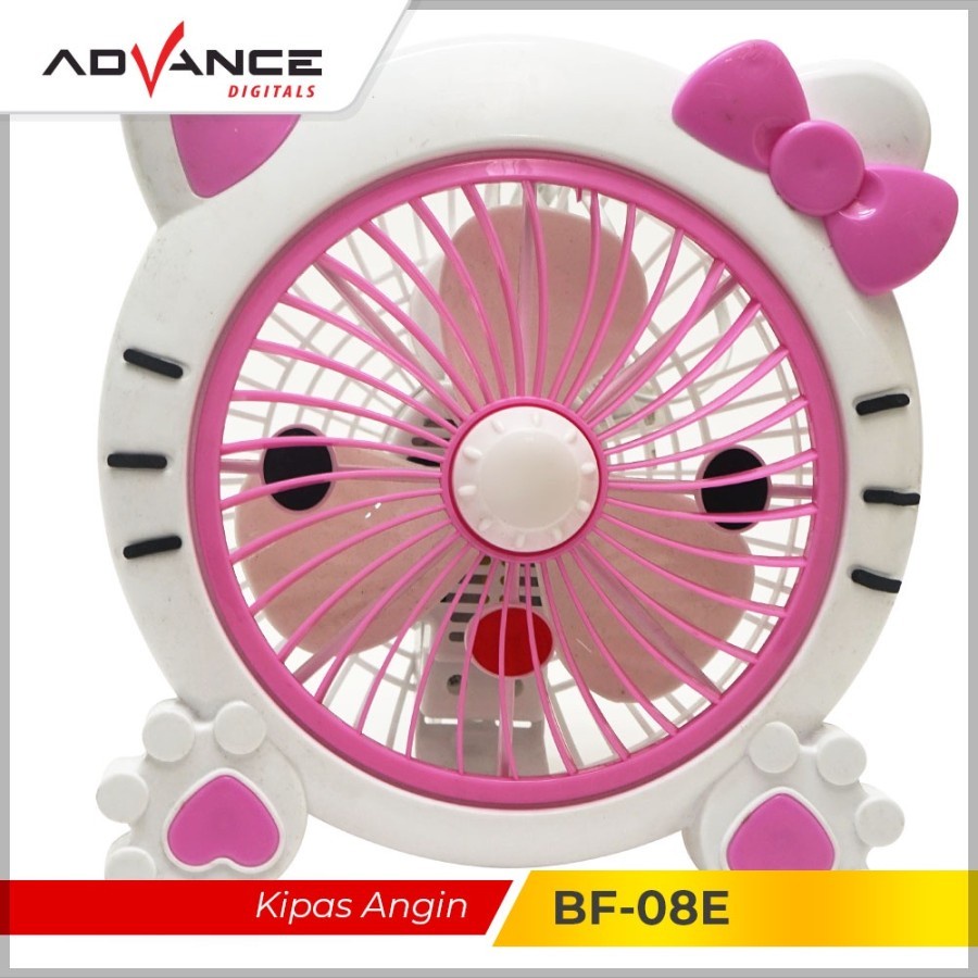 Kipas Angin Advance BF 08E 8'' Kipas Karakter Hello Kitty Original