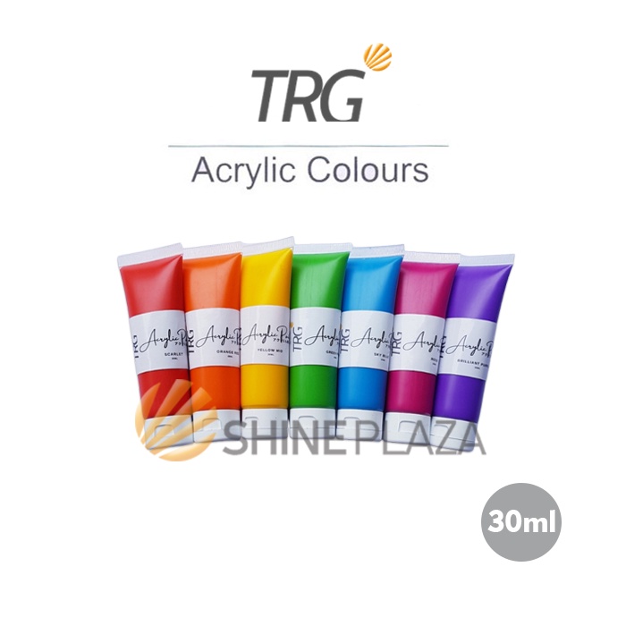 

TRG Acrylic Colour Set 30 ml - Cat Akrilik Kanvas Kuas Lukis Canvas Paint Acrylic Color 30ml