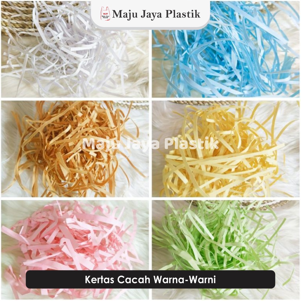 

250GR TERMURAH!! SHREDDED PAPER KERTAS CACAH SERUT KAWUL / ISI GIFT BOX FILLER