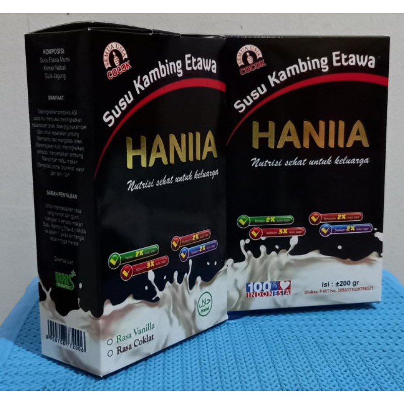 

Susu Kambing Etawa Haniia Original Herbal UMS Indonesia