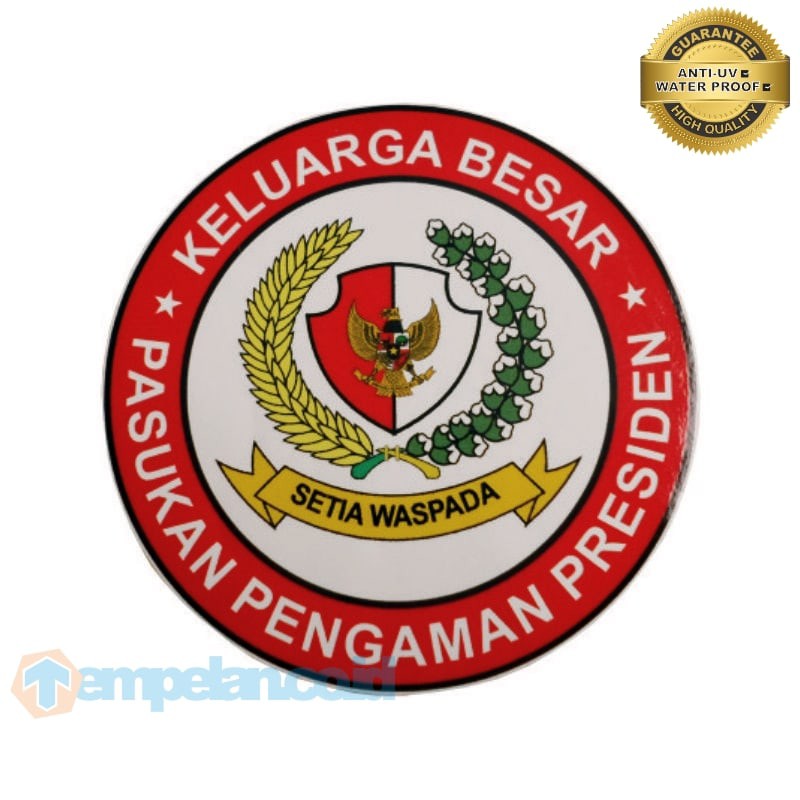 

STIKER PASUKAN PENGAMANAN PRESIDEN ( PASPAMPRES )