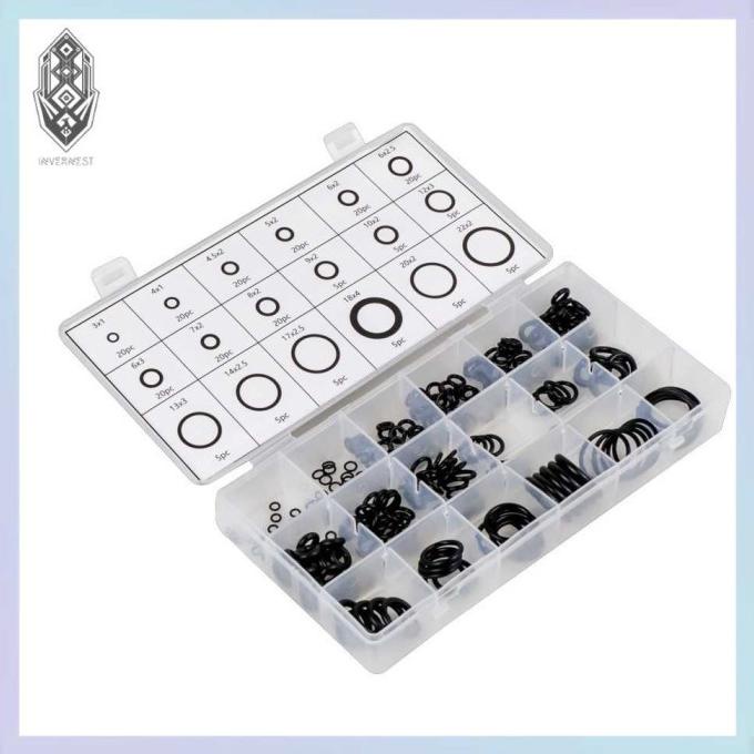 

(BISA COD) Karet Rubber O Ring Seal Tightening 225 PCS Taffware - E436 TERUJI Kode 1082