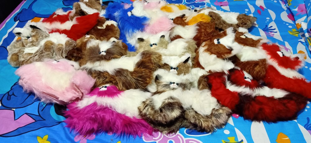 Tempat Tissue Motif Kucing