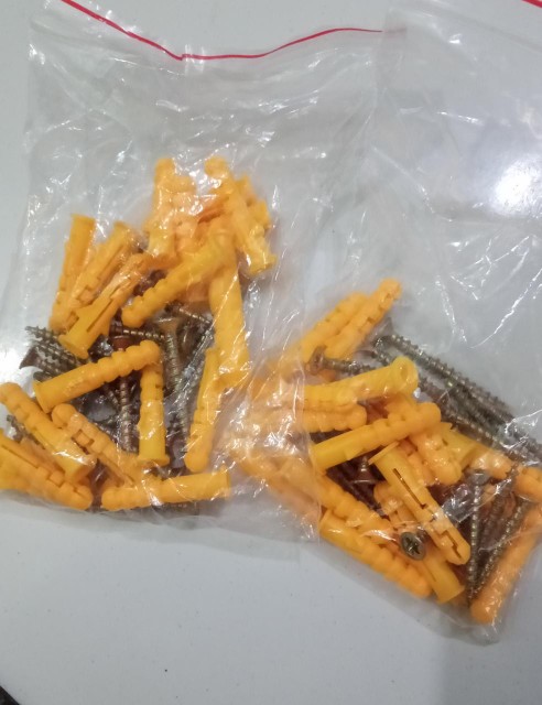 Sekrup Fisher Set S6 / Fiser Skrup Set S6  / Fisher S6 /fiser Paku/baut