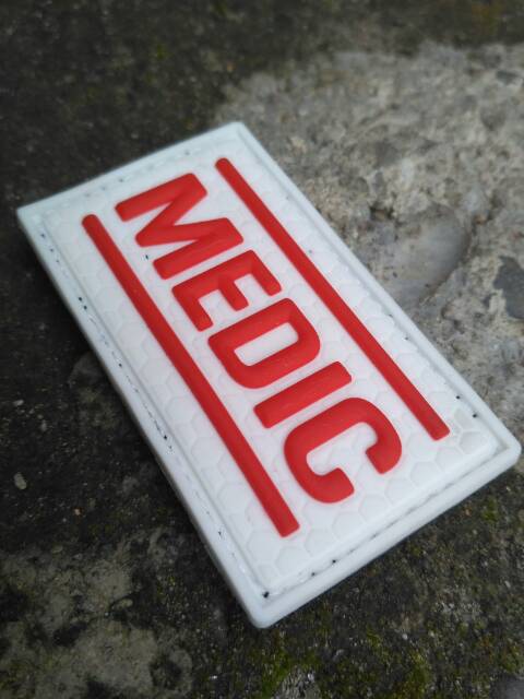 Patch rubber medic airsoft tactical