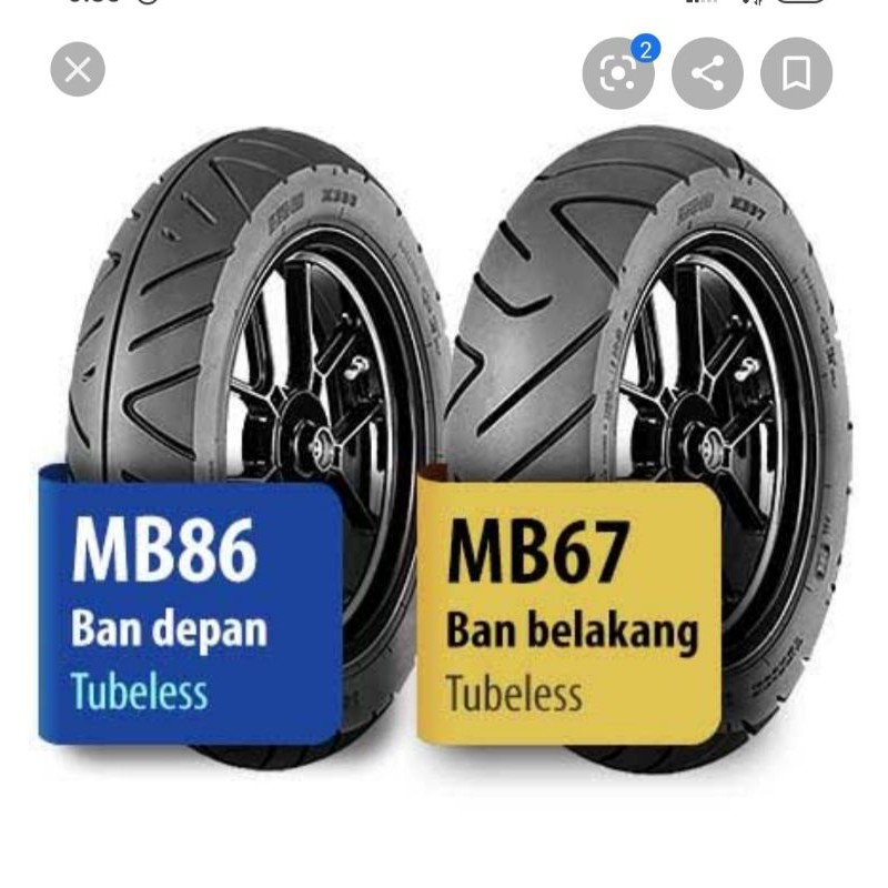 Paket ban tubles matic irc depan+ belakang free pentil new Scoopy . yamaha free go