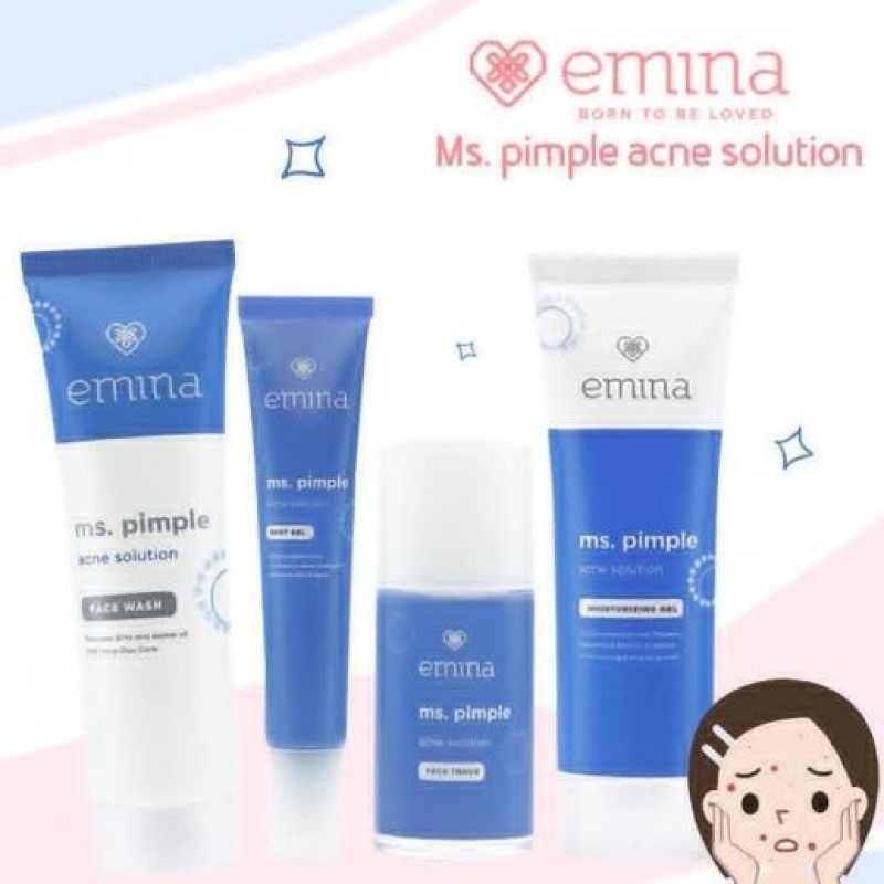 ★ BB ★ EMINA Ms. Pimple Series / Face Toner / Moisturizing Gel / Acne / Face Powder / Spot Gel