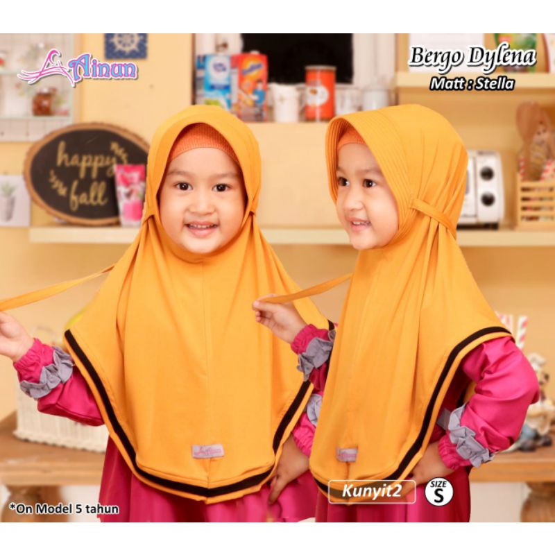 Bergo Dylena ORI Hijab Ainun