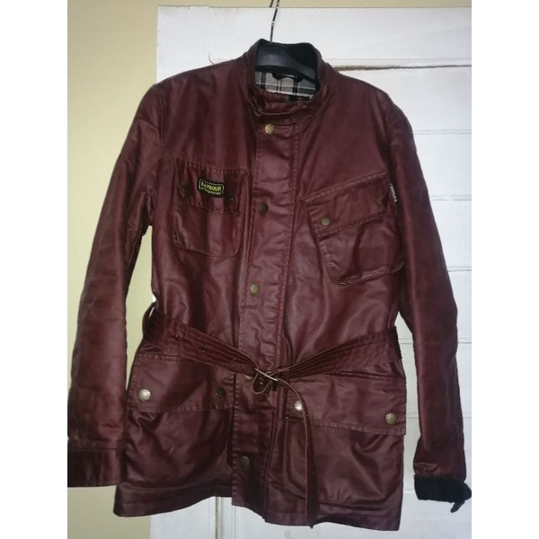 Barbour motorcycle wax jacket original rare color