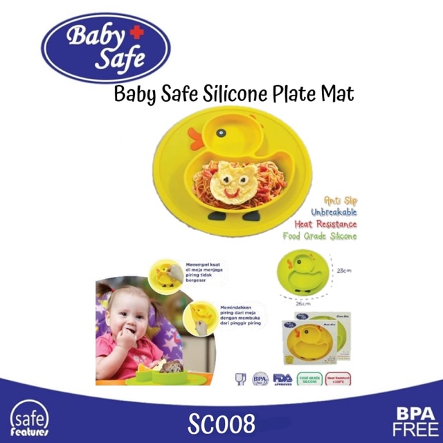 Baby Safe Silicone Plate Mat SC008