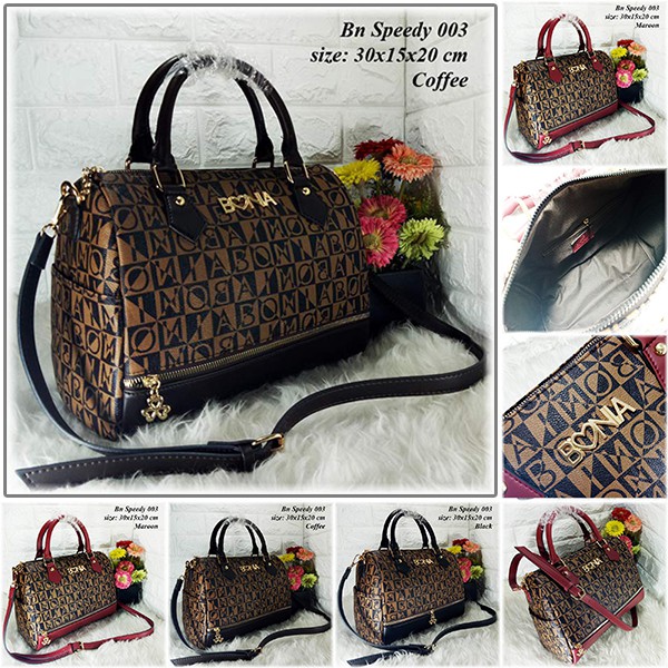 GRATIS ONGKIR TAS SELEMPANG WANITA IMPORT BRANDED BN BONIA SPEEDY SLING BAG AA062