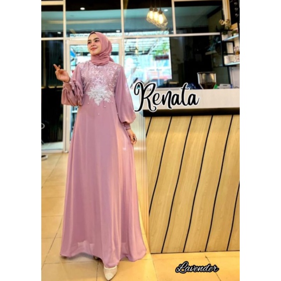 RENATA gamis pesta muslimah