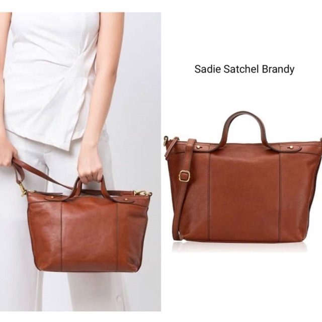 Fossil sadie satchel brown