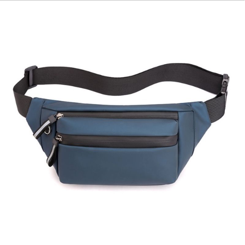 [COD] Tas Selempang Pria Import 100% ORIGINAL Waistbag Pinggang Punggung Premium Anti Air Waterprooft