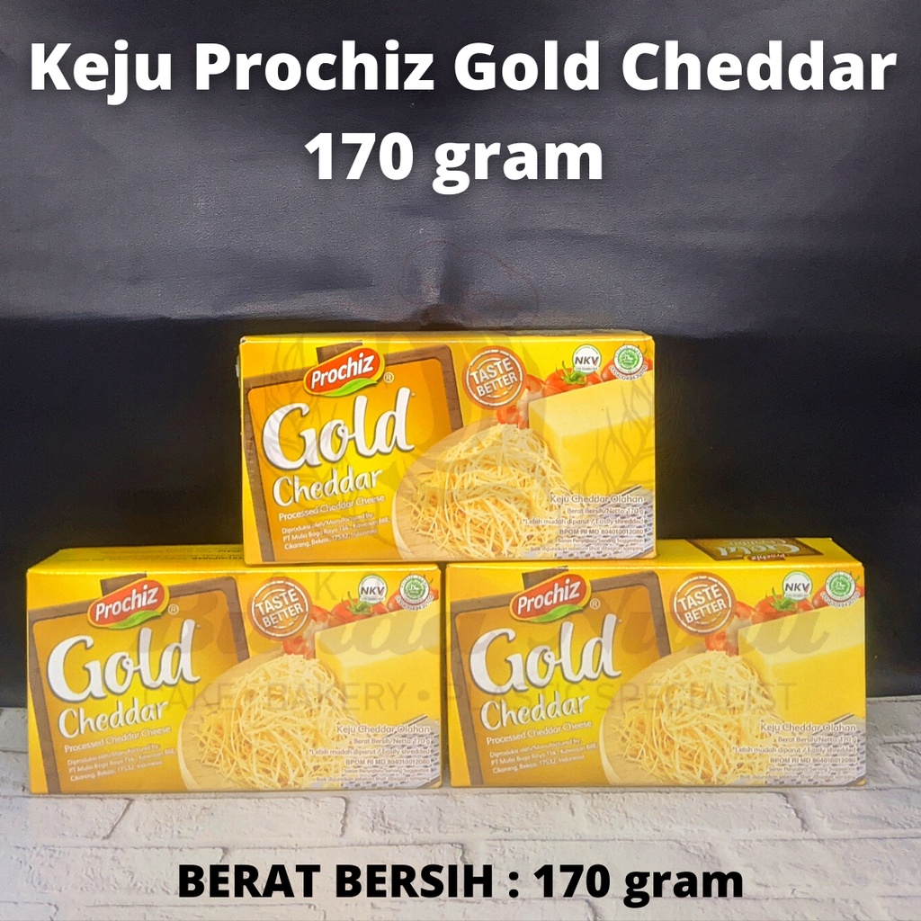 

Keju Prochiz Gold Cheddar 170 gram