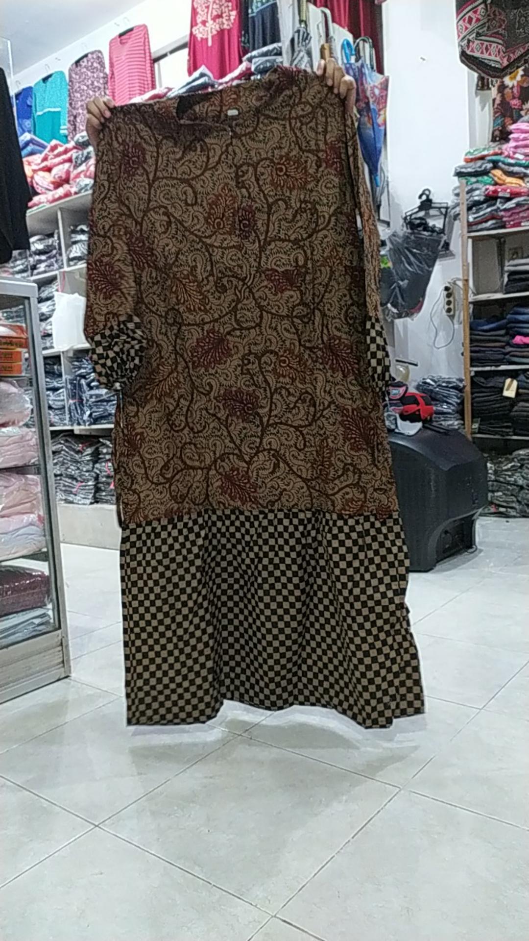 Gamis Batik Manggar,sekar,cantik, Kubis,kupu,padi,daun/cod