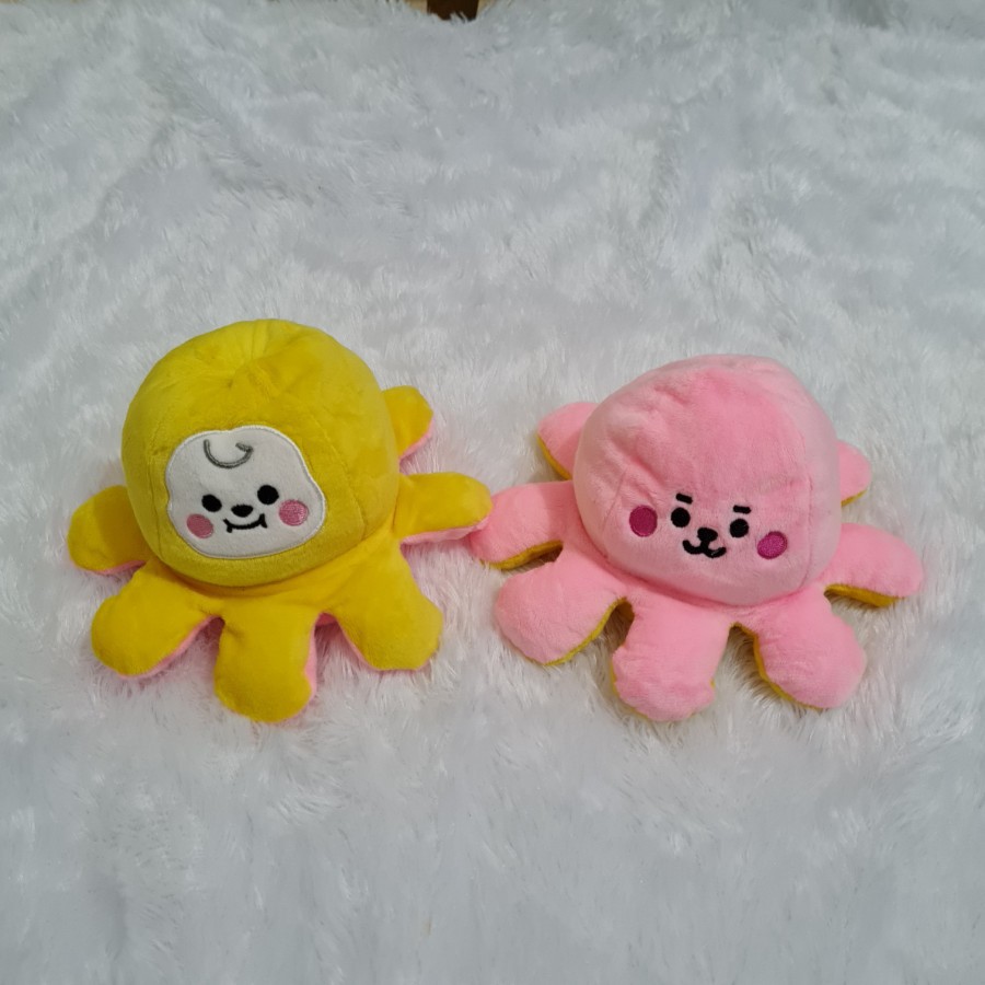 Boneka Gurita/Octopus/Cumi Cute/Ubur-Ubur BTS Bolak Balik Lucuu Imut Hadiah