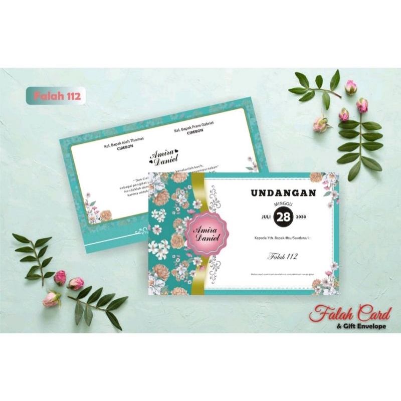 Undangan Blangko Seri Falah 112 Harga Murah