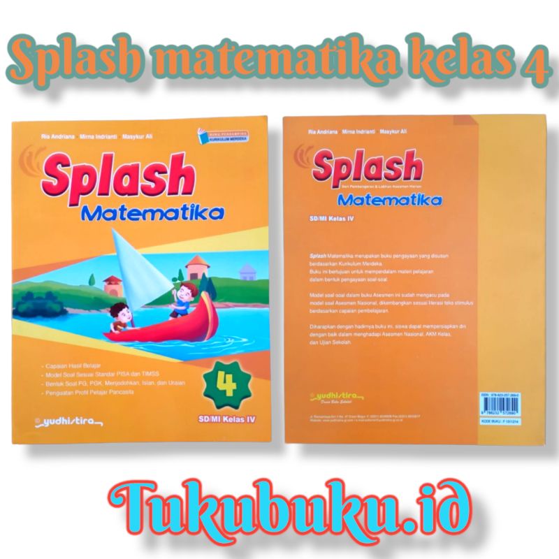 BUKU PAKET TERBARU SPLASH MATEMATIKA SD KELAS 4 YUDHISTIRA