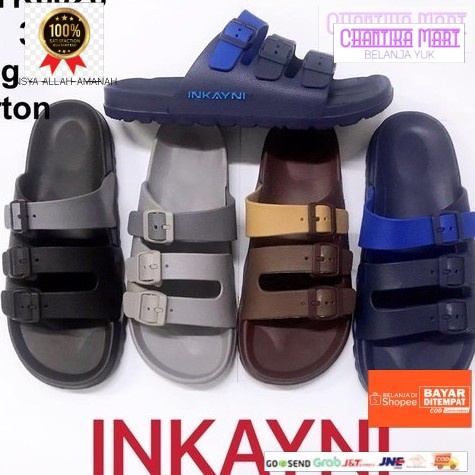 PROMO SANDAL CHANTIKA MART. Sandal Pria / Sendal jepit Pria inkayni tali 3 promo murah meriah