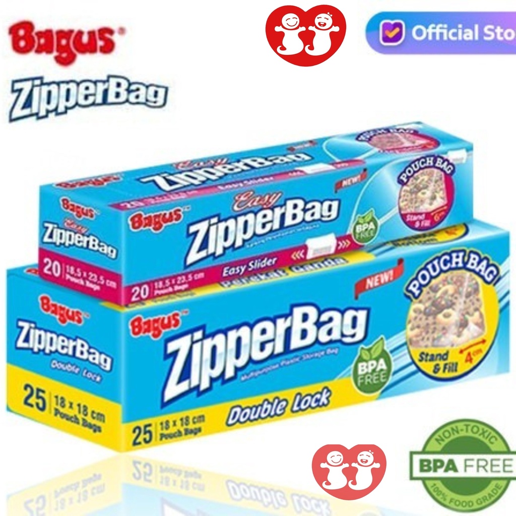 Bagus Zipperbag With Pouch