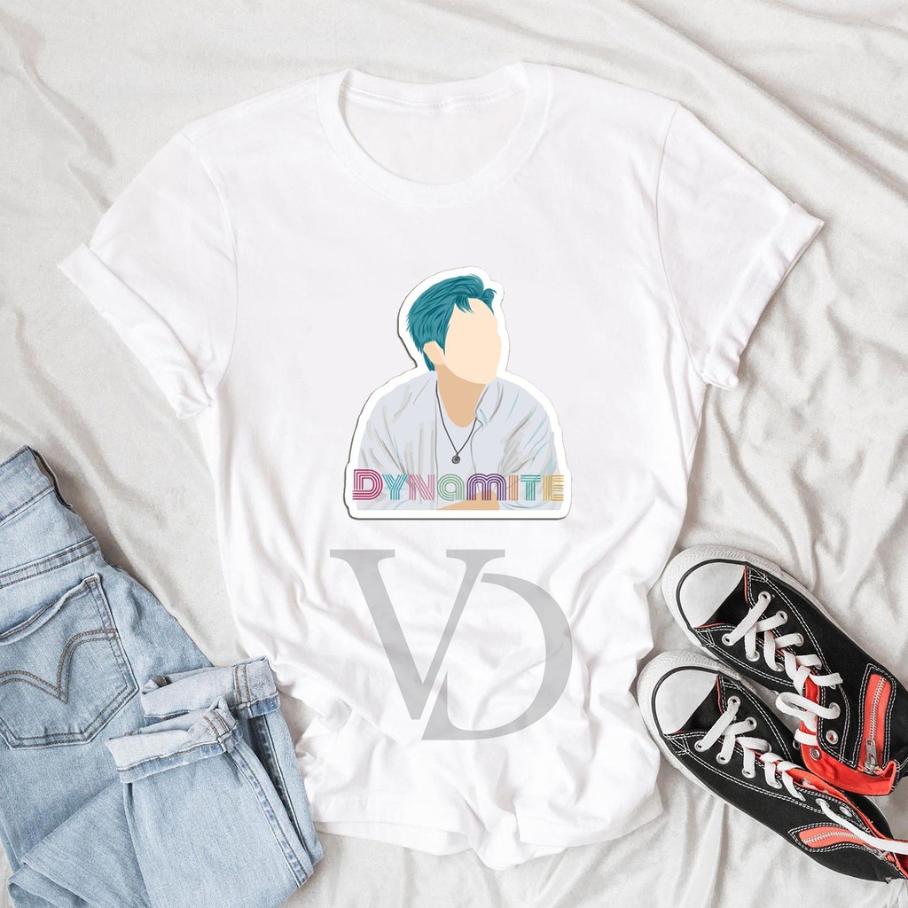 BAJU KAOS DYNAMITE BAJU BTS RM / kaos RAP MONSTER TEE V TEE WANITA PRIA LENGAN PENDEK / kaos korea