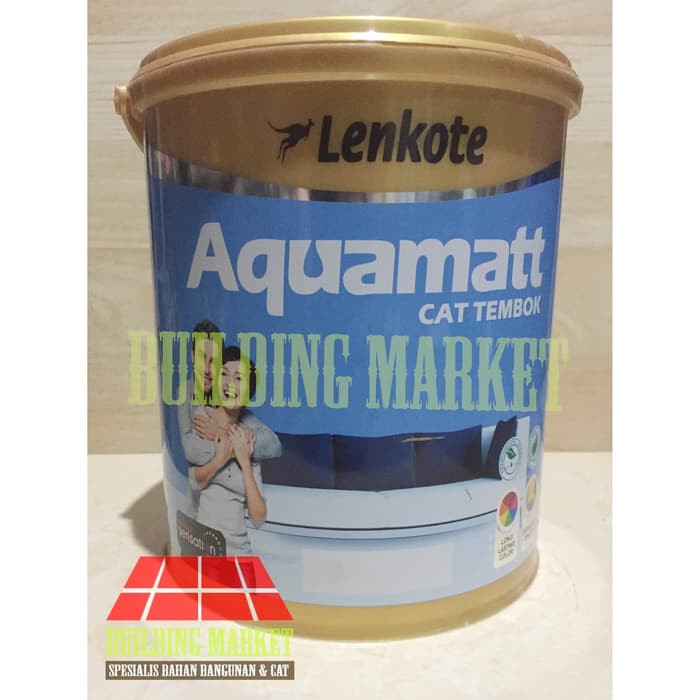 Cat Tembok Tinting / Oplosan Lenkote Aquamatt 5 Kg Interior