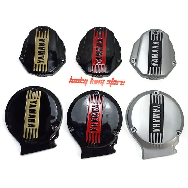 tutup magnet rx king kobra dan tutup pompa oli rx king satu set model timbul termurah BISA COD