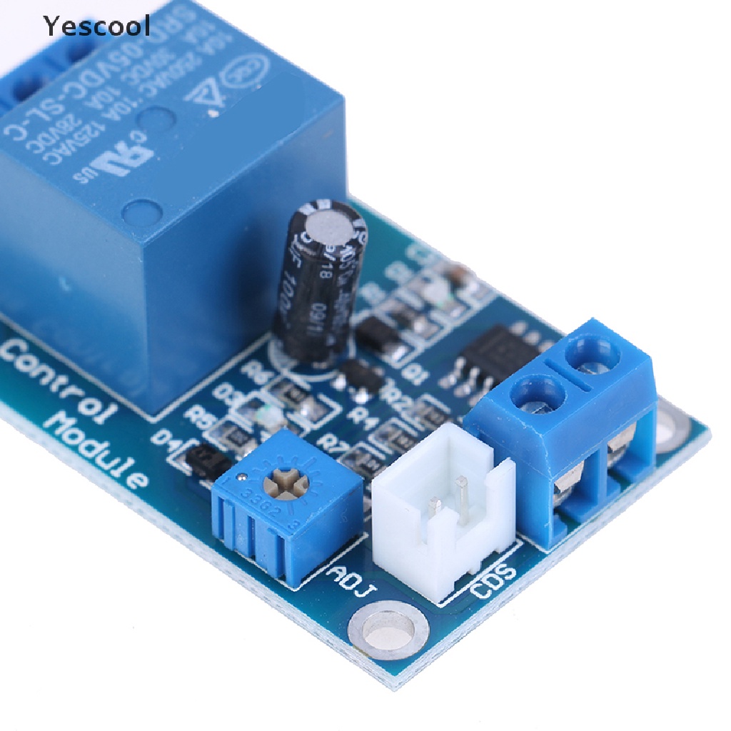 Yescool Modul relay photoresistor DC5 / 12v xh-m131 sensor Deteksi Cahaya