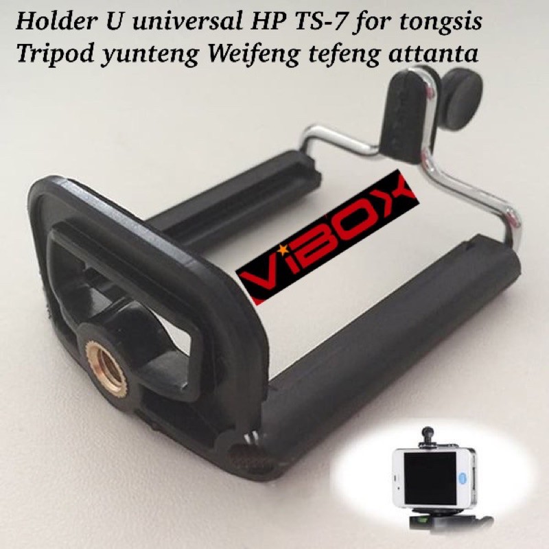 promo holder U vibox ts7 untuk tripod tongsis selfie premim u