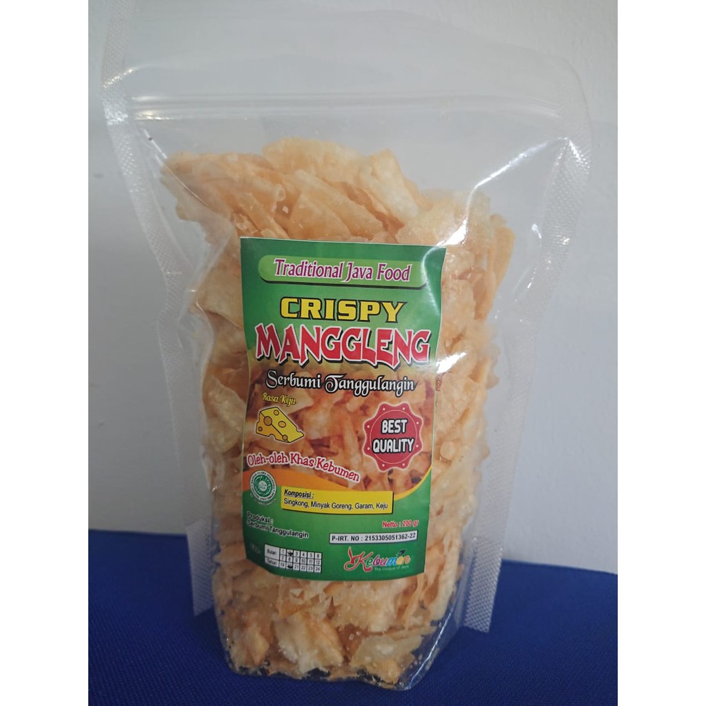 

Kripik Manggleng Crispy -rasa bawang gurih
