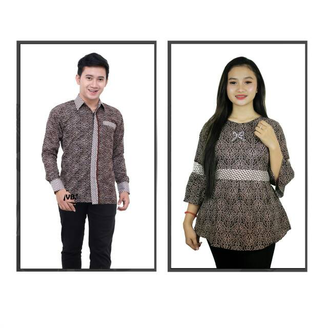 COUPLE HEM BLOUSE BATIK