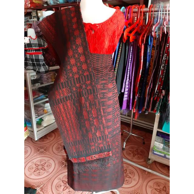 SONGKET PIALA KOSONG TENUN TANGAN TOBA