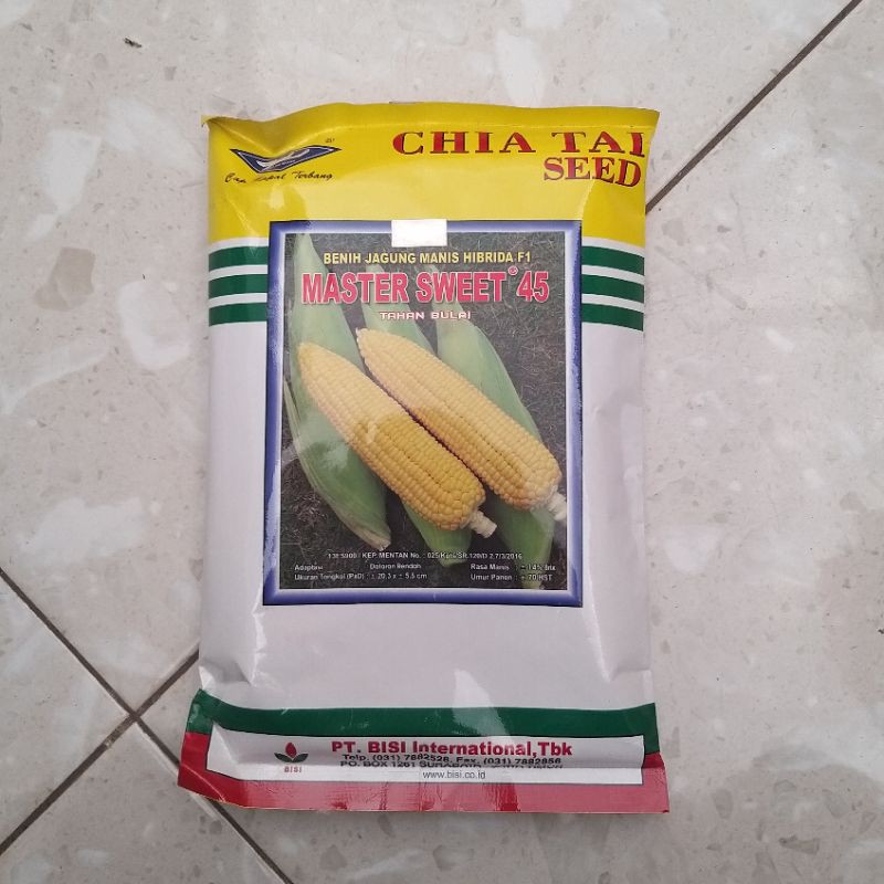 Benih Jagung Manis Master Sweet Cap Kapal Terbang (250 g)  Shopee 