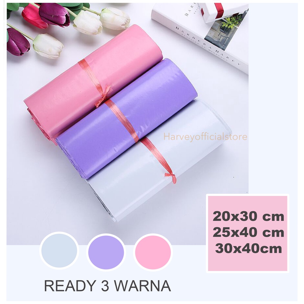 

[TERMURAH] PLASTIK POLYMAILER PLASTIC PACKING ONLINE 100 LEMBAR POLY MAILER - PUTIH