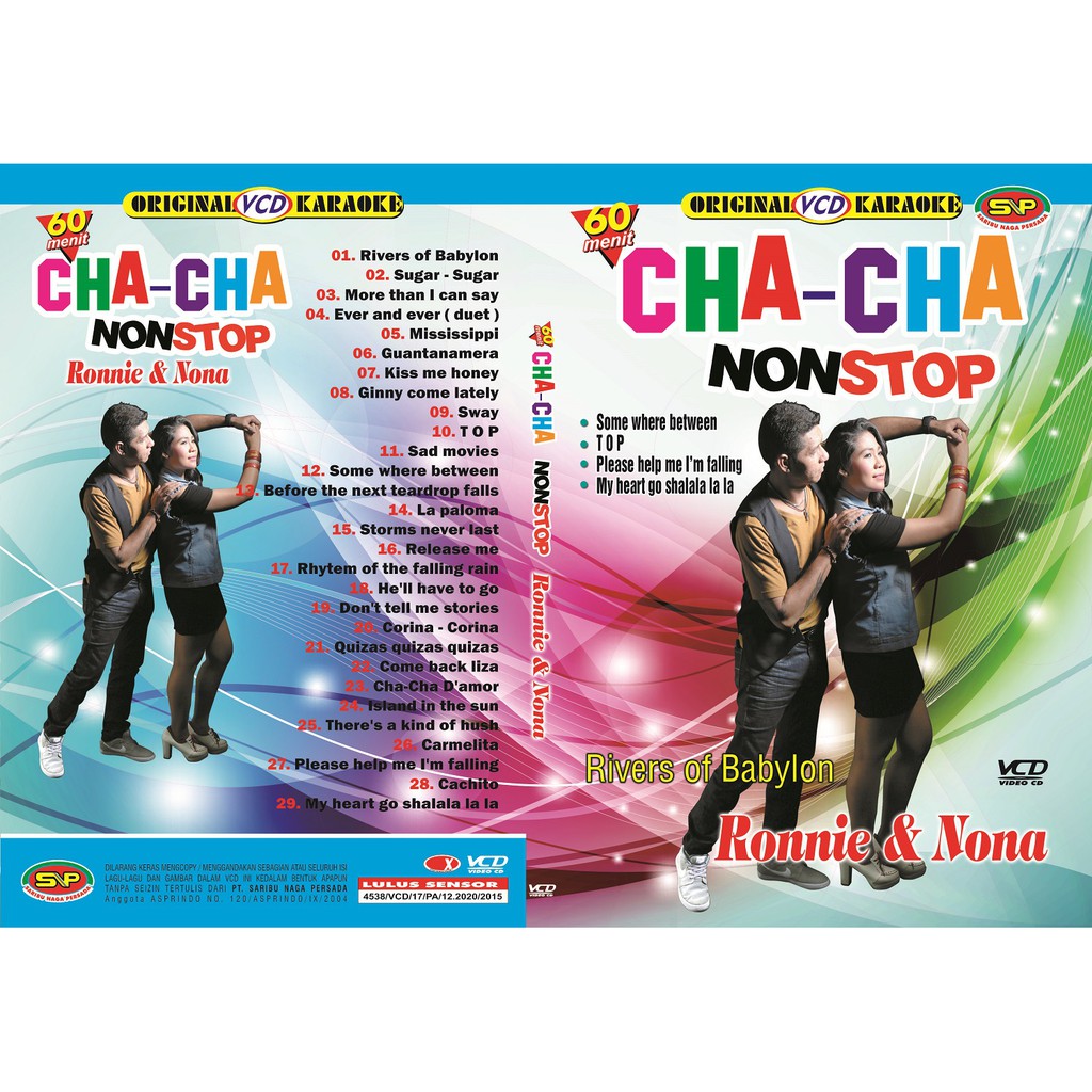 Kaset VCD Original  Lagu Nonstop Cha Cha Iron &amp; Nona