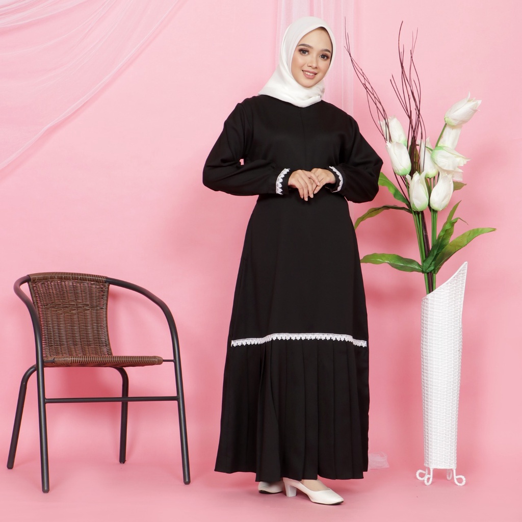 Gamis Hitam Gamis Modern Abaya Hitam Gamis Remaja Gamis Terbaru 20223Abaya Remaja Turkey Gamis Hitam Gamis Putih