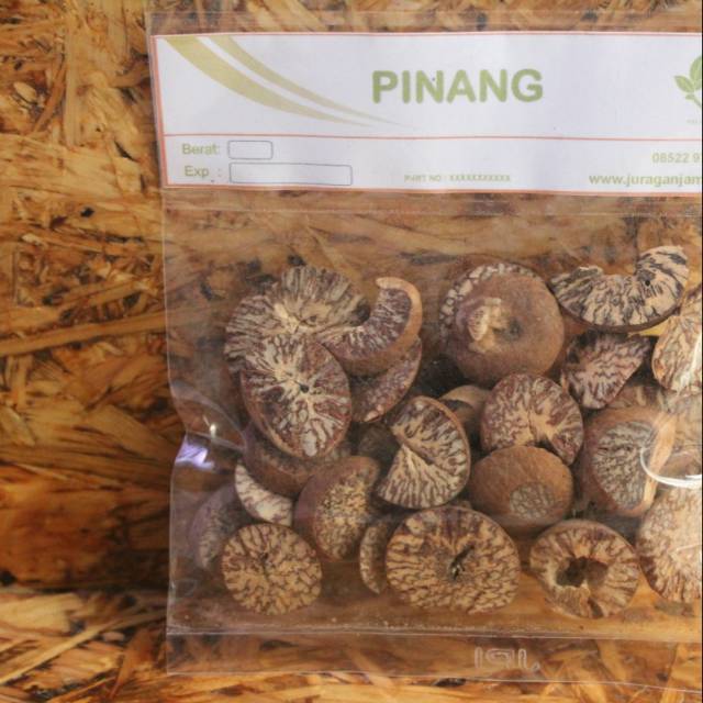 

Buah pinang kering jambe asli