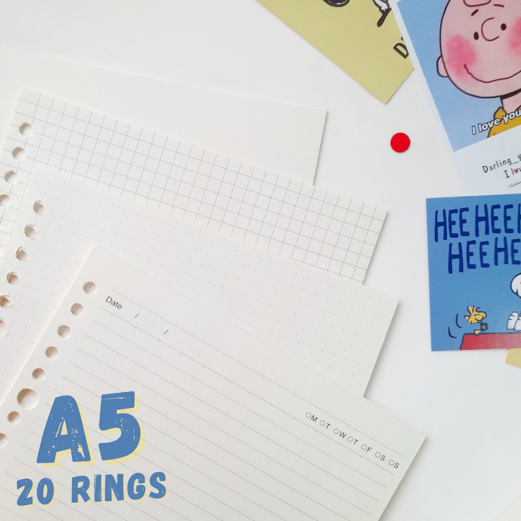 

Kertas Loose Leaf A5 I Refill Kertas Binder A5 I Isi Binder Notes