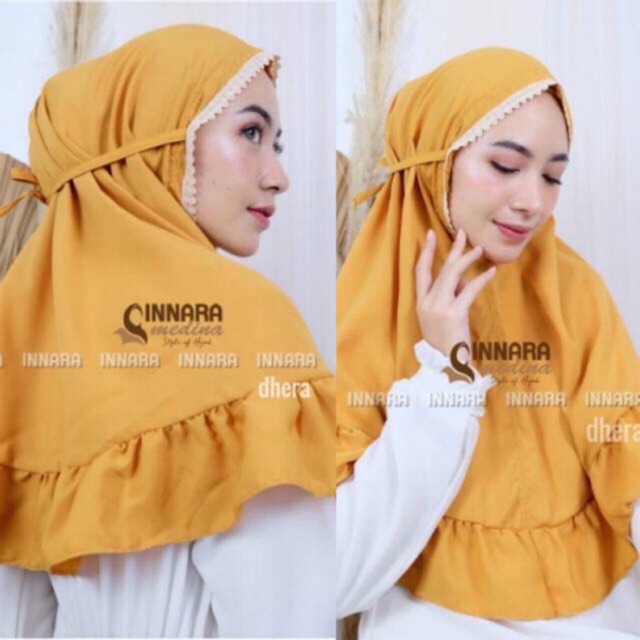 INNARA | Hijab HAMIDAH RUFFLE wolfis