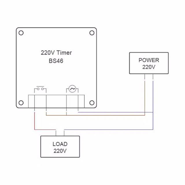 Timer Switch Digital Time Delay Relay 220V atau 12V  CN101A Untuk Lampu