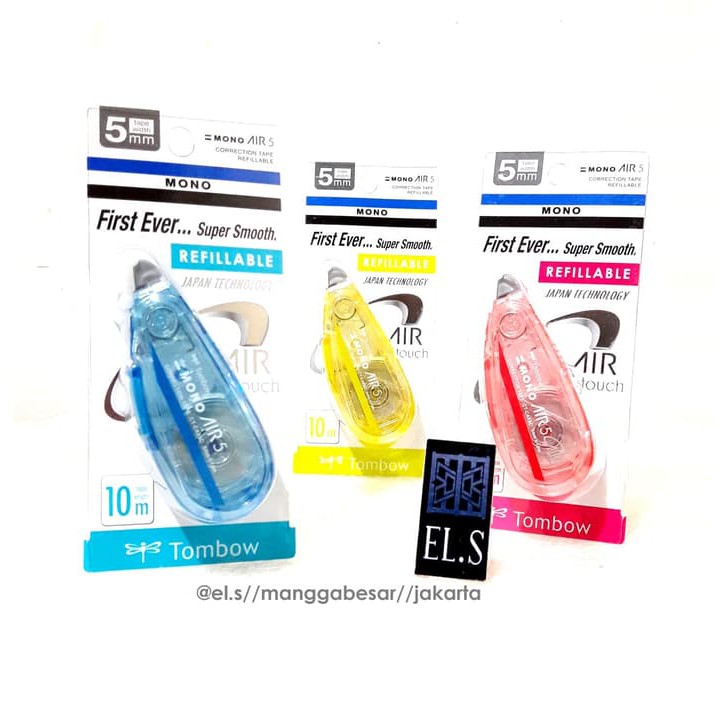 Correction Tape - Tipex Kenko - Refill Tipex Tombow Tombow Mono Air Correction Tape ( Mono Air 5 )