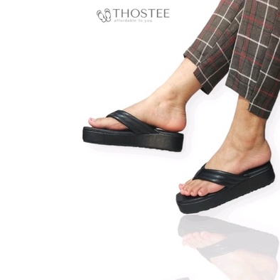 Sandal Wedges Wanita Puffy Yoona Aio