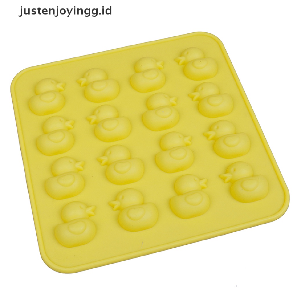 // justenjoyingg.id // Cute Duck Silicone Mold DIY Chocolate Ice Biscuit Candy Moulds ~