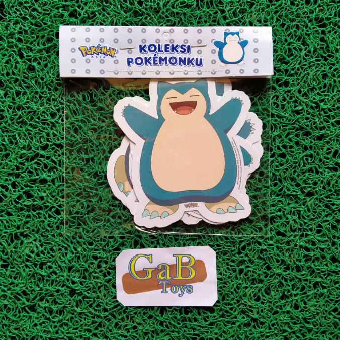 

(BISA COD) Stiker Pack Snorlax Chain - Official Merchandise Pokemon - Indomaret SALE Kode 1418