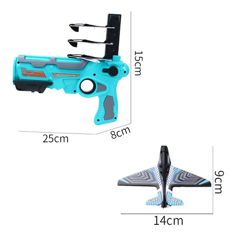 M173 Mainan Tembakan Pistol Ketapel Pesawat / Air Plane Battle Launcher Toys Catapult