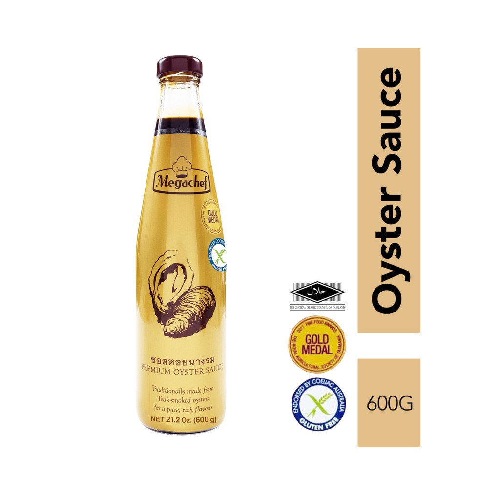 

Megachef Premium Oyster Sauce Gluten Free 600ml