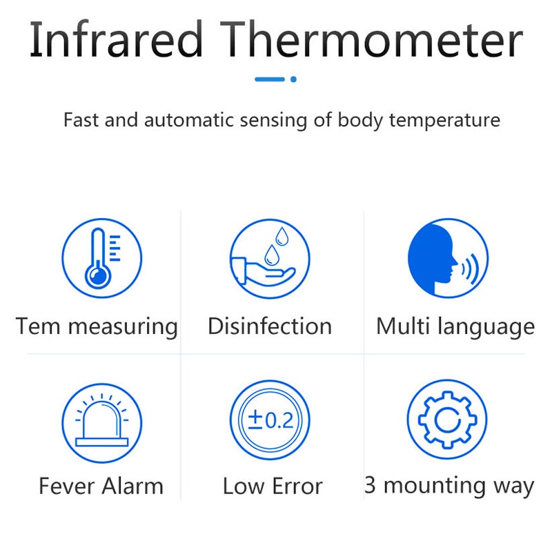 K9X Infrared Thermometer Automatic Soap