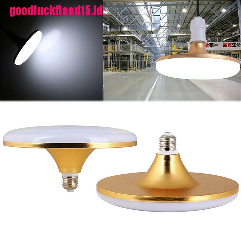 {LUCKID}UFO LED Bulbs Globe Spotlights Garage 12W 18W 24W 36W 50W White Lamps 220V E27